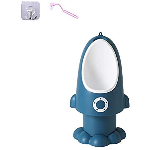 YUMOA おまる 便器トイレトレーニング 小便器 自立式 取り外し可能 取り付け簡単 男の子用 (Blue) 1