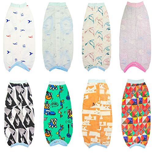 KUVEELA PET 猫 術後服 術後ウェア 小型犬 保護服 服 術後 カバー 雌 避妊 去勢 離乳 皮膚 保護 通気 L..