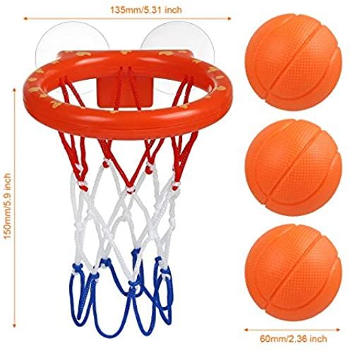 LIHAO お風呂 おもちゃ バスケット 知育 ネット お風呂遊び ゴール