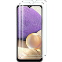 [2枚入り] Galaxy A32 5G SCG08 ガラスフィルム [Gos Elec] 日本旭硝子製 強化ガラス液晶保護フィルム 2.5Dラウンドエッジ加工 高透過率 硬度9H Galaxy A32 対応