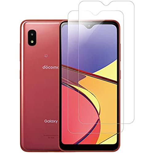 【2枚セット】NUPO ドコモ Galaxy A21 SC-42A ガラスフィルム 2.5D 硬度9H 飛散防止 指紋防止 高感度タッチ 極高透過率 旭硝子製 ...