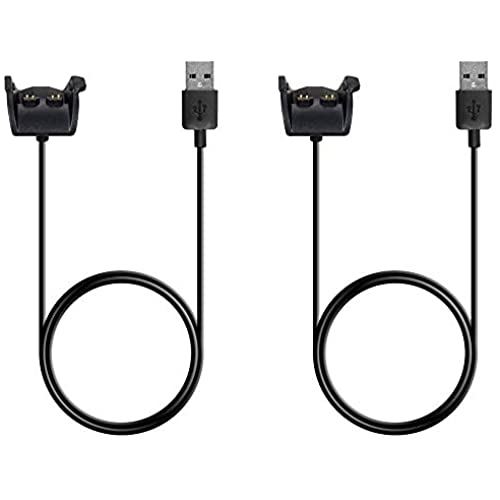 Turnwin for Garmin Vivosmart J HR+充電器 Extra 充電ケーブル for Garmin Vivosmart HR Plus HR + 対応交換用チャージングクレードル USB 黒 x2 Turnwin for Garmin Vivosmart J HR+充電器 Extra 充電ケーブル for Garmin Vivosmart HR Plus HR + 対応交換用チャージングクレードル USB 黒 x2