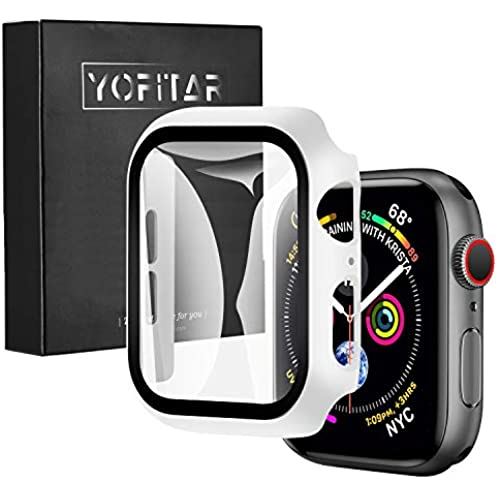 【2020改良モデル】YOFITAR Apple Watch 用 ケース series6/SE/5/4 40mm アップルウォッチ保護カバー ガラスフィルム 一体型 PC素材 全面保護 超薄型 装着簡単 耐衝撃 高透過率 指紋防止 傷防止 ... 【2020改良モデル】YOFITAR Apple Watch 用 ケース series6/SE/5/4 40mm アップルウォッチ保護カバー ガラスフィルム 一体型 PC素材 全面保護 超薄型 装着簡単 耐衝撃 高透過率 指紋防止 傷防止 ...