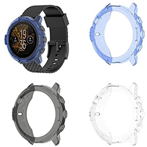 3個 SUUNTO スント7用 ケース Suunto 7用 保護ケース カバー SOOYEEH ソフトTPU製 半透明 プロテクターカバー 耐衝撃 薄型 軽量 指紋防止 黄変防止 アクセサリー (クリア+透明ブラック+透明ブルー) 3個 SUUNTO スント7用 ケース Suunto 7用 保護ケース カバー SOOYEEH ソフトTPU製 半透明 プロテクターカバー 耐衝撃 薄型 軽量 指紋防止 黄変防止 アクセサリー (クリア+透明ブラック+透明ブルー)