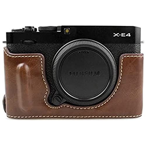 kinokoo 富?フイルムFUJIFILM XE4ケース FUJIFILM X-E4カメラケース（コーヒー）