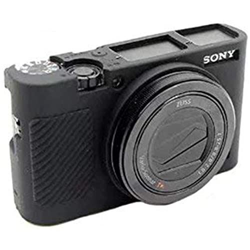 kinokoo SONY ソニー DSC-RX100M5 / RX100M3 / M4 / M5 / M6 デジタルカメラ専用 シリコンカバー カメラケース カメラカバー (BK)