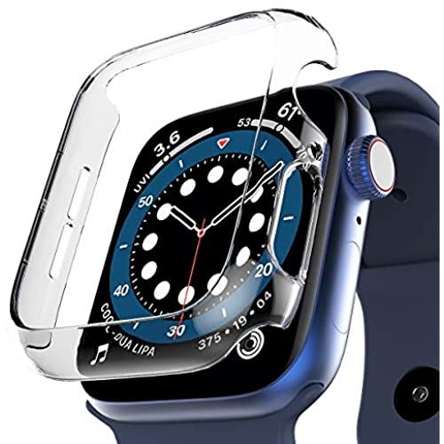【araree】 Apple Watch 40mm 対応 ケース クリア 薄型 軽量 ポリカーボネート 透明 スリム ハード カバー 側面 ベゼル エッジ 保護 アクセサリー ワイヤレス充電 対応 側面カバー 保護ケース [ ...