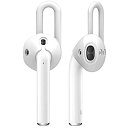 elago AirPods 対応 イヤーピース 落下防止 アクセサリー イヤフォン カバー イヤーフック イヤホン ホルダー 2セット (Sサイズ/Lサイズ) ...
