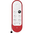【elago】 Chromecast with Google TV 対応 リモコンカバー シリコン 製 ストラップ ストラップホール 付き リモコン カバー 落下防止 衝撃 軽減 リモコンケース 傷防止 リモコン保護カバー [ Voice ... Google Chromecast Voice Remote レッド