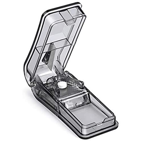 Opret ピルカッター 錠剤カッター 薬カッター 半割 切りやすい 携帯用 タブレットを分割 ブラック