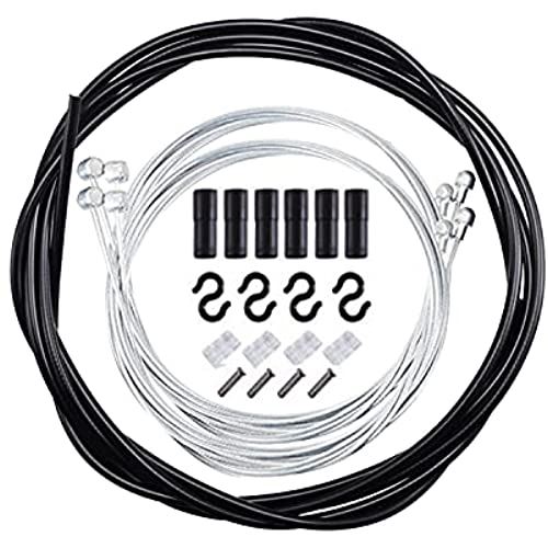 Doyime ブレーキケーブルセット 自転車ブレーキワイヤー バイクブレーキケーブル バイク自転車ロード ..