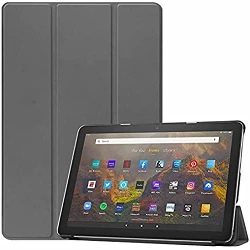 Vo Fire HD 10/10 Plus 2021P[X蒠^C^ O܂X}[gSʕیP[XC}Olbg I[gX[v@\ 202111 Fire HD 10^ubgP[XCh~PUU[Jo[ X^h@\t Ռz (Fire HD 10/10 Plus 2021N 11, O[)