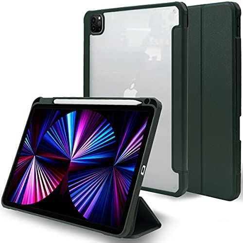 MS factory iPad Pro 11 2021 ケース ペンシル 収納 カバー Pro11 第3世代 11インチ 耐衝撃 ソフト フレーム 薄型 オートスリープ Apple Pencil 充電対応 ...