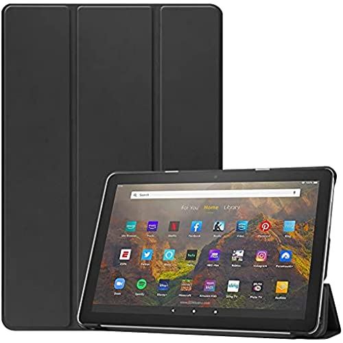 Gosento For Fire HD 10 Plus/HD 10 2021 P[X X^h@\t JOܔ^X^hP[X PUU[ Fire HD 10 Plus Jo[ (ubN)