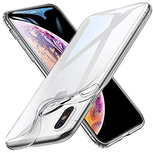 iphone X Xs アイフォン ケース 透明 おしゃれ クリスタル クリア 耐衝撃 超 薄型 (iphone X Xs)