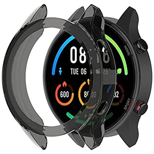 Miimall 対応Xiaomi Mi Watch Color Sports 専用ケース Xiaomi Mi Watch カバー ソフト TPU材質 ぴったり対応 擦り傷防止 軽量 防衝撃 ..