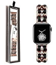 Royce&Roland チェーンブレスレット Apple Watch アップルウォッチ 専用box付_38/40, rose gold/black(2)