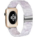 Miimall 対応Apple Watch 1/2/3/4/5/6/SE 樹脂バンド Apple Watch 3 40mm 交換バンド バンド 樹脂材質 ステンレス 調節可能 アップルウ..