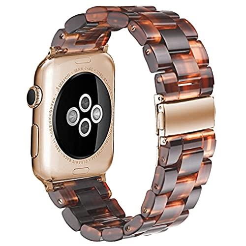 Miimall 対応Apple Watch 1/2/3/4/5/6/SE 樹脂バンド Apple Watch 6 42mm 交換バンド バンド 樹脂材質 ステンレス 調節可能 アップルウォッチ 5 44mm スマート ウォッチ 交換バンド ベルト(べっ甲|42mm 44mm) Miimall 対応Apple Watch 1/2/3/4/5/6/SE 樹脂バンド Apple Watch 6 42mm 交換バンド バンド 樹脂材質 ステンレス 調節可能 アップルウォッチ 5 44mm スマート ウォッチ 交換バンド ベルト(べっ甲|42mm 44mm)