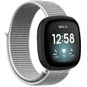 ・対応機種：Fitbit Versa 3/Fitbit Sense 　ご注意：スマートウォッチ本体含まれておりません。複数の糸で織られた光沢感のある高密度ナイロンー、通気性に優れたデザインで蒸れにくく、スポツに最適です。・マジックテープ式で自由にサイズ調整が可能です。ループの肌に触れる側は2層になっていて、汗による湿気を逃します。ツール必要なく、取付はとても簡単なことになります。シンプルなデザインされていますが、旅行、デート、ビズネスなど、様々な場合にぴったりで、様々な服装にもお似合いできて、プレゼントとしても素敵な選択です。※在庫更新のタイミングにより、在庫切れの場合やむをえずキャンセルさせていただく可能性があります。ご了承のほどよろしくお願いいたします。