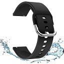 20 mmスマート腕時計リストバンドはSamsung Galaxy Watch 42 m 46 mm Watchの高品質シリコンテープに適用されます (black)(2)