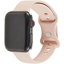QLTYPRI バンド 対応 Apple Watch アップルウォッチ バンド シリコン ベルド ソフト スポーツバンド 交換バンド 女性 男性 ストラップ アップルウォッチシリーズ 適応 iWatch Series 6/5/4/3/2/1/SE (38mm/40mm,M/L,桜) 38/40mm,M/L