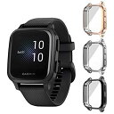 Seltureone 【3個セット】Garmin Venu Sq/Sq music用保護ケース 充電可能式 TPU素材 保護カバー 柔らかいフルーカバー 高速反...
