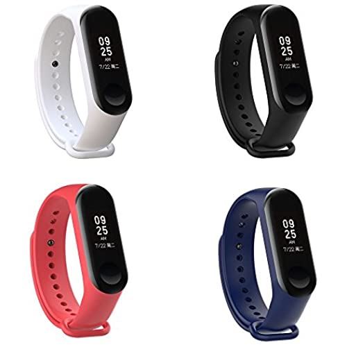 XIHAMA For Xiaomi Mi Band 4 Mi Band 3 最新ブレスレット バンド ベルト 交換用 シリコン製 カラフル 11色あり (4pcs) XIHAMA For Xiaomi Mi Band 4 Mi Band 3 最新ブレスレット バンド ベルト 交換用 シリコン製 カラフル 11色あり (4pcs)