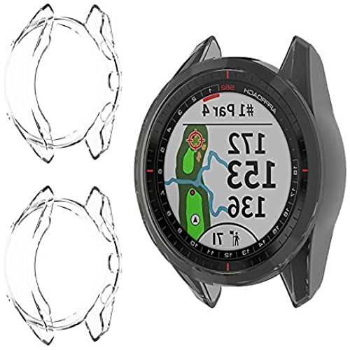 Miimall【2枚入り】対応Garmin(ガーミン) Approach S62専用ケース ガーミン Approach S62 カバー ソフト TPU材質 ぴったり対応 擦り傷防止 軽量 防衝撃 Garmin Approach S62 保護ケース バンパー(クリアX2枚) クリア+クリア Miimall【2枚入り】対応Garmin(ガーミン) Approach S62専用ケース ガーミン Approach S62 カバー ソフト TPU材質 ぴったり対応 擦り傷防止 軽量 防衝撃 Garmin Approach S62 保護ケース バンパー(クリアX2枚) クリア+クリア
