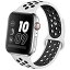 Runostrich コンパチブル Apple Watch 38MM/40MM スポーツバンド 交換バンド 対応 アップルウォッチ Apple iWatch Series 6/5/4/3/2/1 (38MM/40MM, 白/黒)