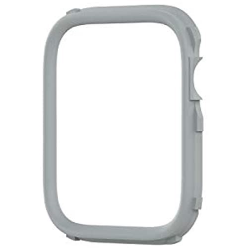 RhinoShield Apple Watch Series 1/2/3 [42mm] & Series 4/5/6/SE [44mm] 用保護ケース リム単品（ケース別売り）- プラチナグレー