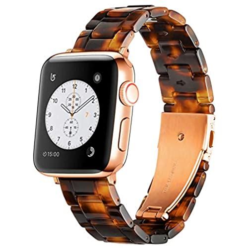 【Daturus】 apple watch バンド樹脂ベルト ステンレス留め金 互換Apple Watch series1/2/3/4/5/6 サイズ42mm/44mm アップルウォッチ ベルト ファッション/カジュアルスタイル アップルウォッチ シリーズ1/2/3/4/5/6対応 時計バンド 腕時計ストラップ(べっ甲) 【Daturus】 apple watch バンド樹脂ベルト ステンレス留め金 互換Apple Watch series1/2/3/4/5/6 サイズ42mm/44mm アップルウォッチ ベルト ファッション/カジュアルスタイル アップルウォッチ シリーズ1/2/3/4/5/6対応 時計バンド 腕時計ストラップ(べっ甲)