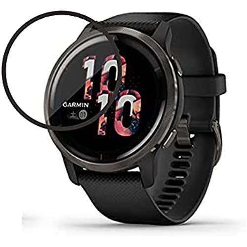 【2枚セット】 ガーミン VENU 2 フィルム VENU 2 保護 フィルム 曲面対応 【Jinmdz】 PMMA+PC製素材 3D 耐衝撃 飛散防止 指紋防...