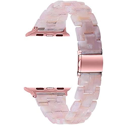 Miimall コンパチブル Apple Watch 樹脂 バンド 細いタイプApple watch series 6/5/4/3/2/1/SE ベルト 耐衝撃 樹脂製 簡単調節 簡単取付 オシャレ 軽量 アップルウォッチに対応 38mm 40mm 交換バンド(38mm 40mm|フラワーピンク) Miimall コンパチブル Apple Watch 樹脂 バンド 細いタイプApple watch series 6/5/4/3/2/1/SE ベルト 耐衝撃 樹脂製 簡単調節 簡単取付 オシャレ 軽量 アップルウォッチに対応 38mm 40mm 交換バンド(38mm 40mm|フラワーピンク)