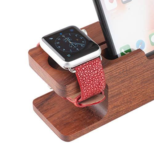 [Revetta] エイ革 ガルーシャ スティングレイ Apple Watch Series 6/5/4/3/2/1 バンド ベルト レッド 赤 42mm 44mm [091-5stab42-1] 42mm/44mm