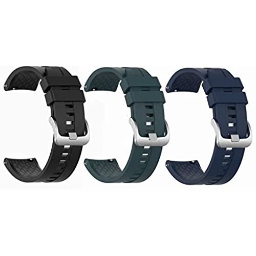 SHEAWA HUAWEI WATCH GT2 PRO用 バンド 3色セット 交換バンド ベルト WATCH GT2 WATCH GT 46mmも対応 シリコン製 リストバンド (ブラック+ダークグリーン+ミッドナイトブルー) 3色セット(B) SHEAWA HUAWEI WATCH GT2 PRO用 バンド 3色セット 交換バンド ベルト WATCH GT2 WATCH GT 46mmも対応 シリコン製 リストバンド (ブラック+ダークグリーン+ミッドナイトブルー) 3色セット(B)