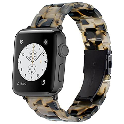 【Daturus】 Apple Watch 樹脂ベルト ステンレス留め金 互換Apple Watch series1/2/3/4/5/6 サイズ38mm/40mm アップルウォッチ ベルト ファッション/カジュアルスタイル アップルウォッチ シリーズ1/2/3/4/5/6対応 apple watch バンド 腕時計ストラップ(ブラックグレー) 【Daturus】 Apple Watch 樹脂ベルト ステンレス留め金 互換Apple Watch series1/2/3/4/5/6 サイズ38mm/40mm アップルウォッチ ベルト ファッション/カジュアルスタイル アップルウォッチ シリーズ1/2/3/4/5/6対応 apple watch バンド 腕時計ストラップ(ブラックグレー)