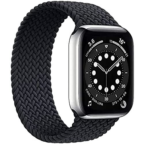 Apple watch バンド アップルウォッチ バンド ブレイデッドソロループ 編組バンド コンパチブル スポーツバンド 交換ベルト 柔らかいシリコーン糸混紡リサイクルヤーン素材 apple watch Series ... 38/40mm-S ブラック Apple watch バンド アップルウォッチ バンド ブレイデッドソロループ 編組バンド コンパチブル スポーツバンド 交換ベルト 柔らかいシリコーン糸混紡リサイクルヤーン素材 apple watch Series ... 38/40mm-S ブラック