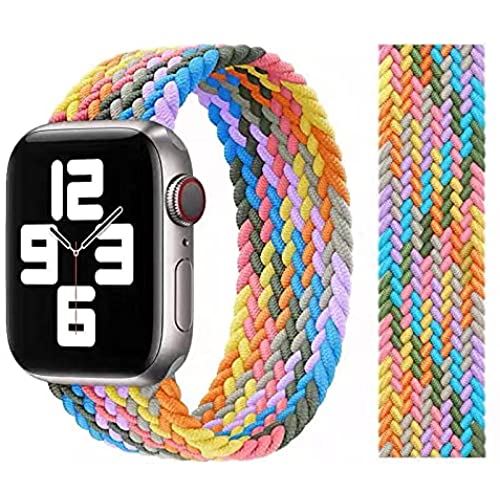 Apple watch バンド アップルウォッチ バンド ブレイデッドソロループ 編組バンド コンパチブル スポーツバンド 交換ベルト 柔らかいシリコーン糸混紡リサイクルヤーン素材 apple watch Series ... 42/44mm-XS マルチカラー1 Apple watch バンド アップルウォッチ バンド ブレイデッドソロループ 編組バンド コンパチブル スポーツバンド 交換ベルト 柔らかいシリコーン糸混紡リサイクルヤーン素材 apple watch Series ... 42/44mm-XS マルチカラー1