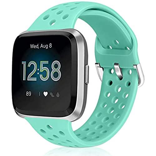 Runostrich For Fitbit Versa 2/Versa/Lite/SE バンド/ベルト交換用バンド 柔らかいシリコンバンド 調整可能 多色選択 スポーツ Versa交換ベルド (アイスカラー) Runostrich For Fitbit Versa 2/Versa/Lite/SE バンド/ベルト交換用バンド 柔らかいシリコンバンド 調整可能 多色選択 スポーツ Versa交換ベルド (アイスカラー)