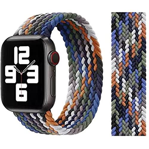 Apple watch バンド アップルウォッチ バンド ブレイデッドソロループ 編組バンド コンパチブル スポーツバンド 交換ベルト 柔らかいシリコーン糸混紡リサイクルヤーン素材 apple watch Series ... 38/40mm-S マルチカラー2 Apple watch バンド アップルウォッチ バンド ブレイデッドソロループ 編組バンド コンパチブル スポーツバンド 交換ベルト 柔らかいシリコーン糸混紡リサイクルヤーン素材 apple watch Series ... 38/40mm-S マルチカラー2