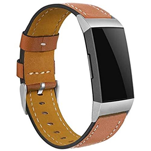 【 丈夫で長持ち 】monoii Fitbit Charge3 Charge4 交換 バンド 革 フィットビット チャージ 3 対応 ベルト レザー ブラウン 【 丈夫で長持ち 】monoii Fitbit Charge3 Charge4 交換 バンド 革 フィットビット チャージ 3 対応 ベルト レザー ブラウン