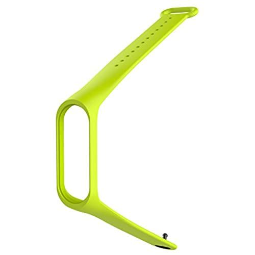 XIHAMA For Xiaomi Mi Band 4 Mi Band 3 最新ブレスレット バンド ベルト 交換用 シリコン製 カラフル 11色あり (緑)