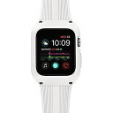 Tasikar Rp`u Apple Watch oh 40mm ȕیP[X VR[oh Apple Watch SE V[Y6 V[Y5 V[Y4p (zCg) 40mm (Series 6 / SE / 5 / 4)