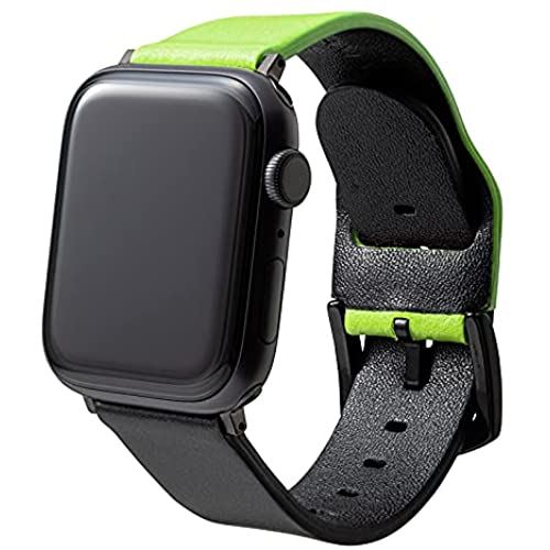 【GRAMAS】 Apple Watch バンド ネオンカラー 本革 イタリアンレザー コンパチブル ビジネススタイル アップルウォッチバンド apple watch series6/SE/5/4/3/2/1 ... Neon Green/Black 【GRAMAS】 Apple Watch バンド ネオンカラー 本革 イタリアンレザー コンパチブル ビジネススタイル アップルウォッチバンド apple watch series6/SE/5/4/3/2/1 ... Neon Green/Black