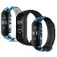 T-BLUER Compatible with Xiaomi Mi Band 5/Mi Band 6 Band,Xiaomi Miband 5/6Υꥳ󥫥եʸѥȥåס饹ץեåȥͥХ ... 3pcs03