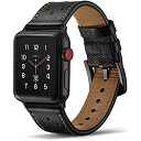 Tasikar コンパチブル Apple Watch バンド 38mm 40mm 高級 本革デザインバンド 本革 交換バンド Apple Watch SE シリーズ6 シリーズ5 /..