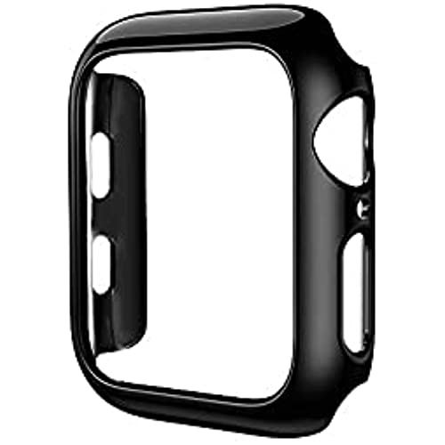コンパチブル Apple Watch ケース コンパチブル Apple Watch ケース 40mm 超薄型 全面保護 耐衝撃 保護ケース 装着簡単 iWatch Series 6/5/4/SE ブラック (40mm)