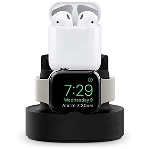 【2個】 アップルウォッチスタンド ヘッドフォンスタンド 2合1立体式ウォッチスタンド Apple Watch5/4/3/2/1、AirPods1/2、iPhoneシリ..