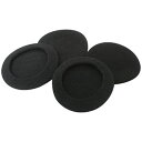 Sound Waveヘッドホン交換用イヤーパッド直径40mm 黒 左右2セット アルミ チャック包装 40mm (4個)
